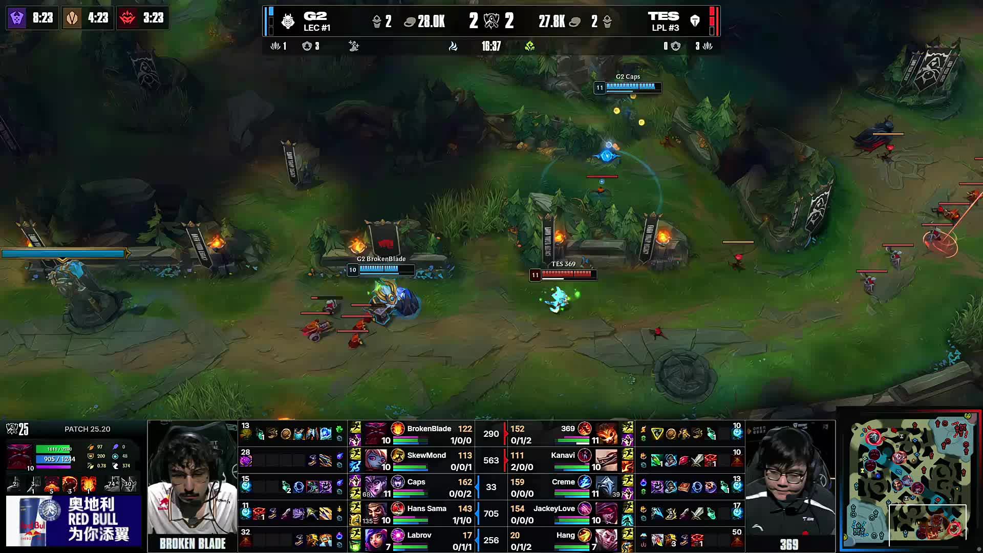 BLG成为四大赛区历史上第一支跌入瑞士轮1-2分组的一号种子